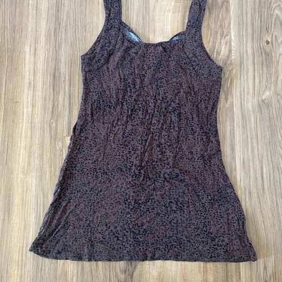 Candies Brown Animal Print tank top - Picture 4 of 4
